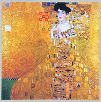 Gustav Klimt exhibition poster - Portrait of Adele Bloch-Bauer - Lady in golden dress - museum artist - art print