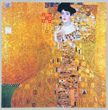 Gustav Klimt exhibition poster - Portrait of Adele Bloch-Bauer - Lady in golden dress - museum artist - art print