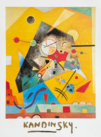 Wassily Kandinsky exhibition poster - Quiet harmony, 1924 - museum artist - art print