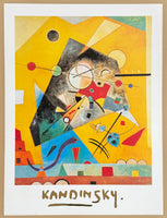 Wassily Kandinsky exhibition poster - Quiet harmony, 1924 - museum artist - art print
