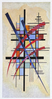 Kandinsky exhibition poster - Zeichen mit Begleitung - museum artist - art print - excellent