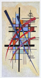 Kandinsky exhibition poster - Zeichen mit Begleitung - museum artist - art print - excellent