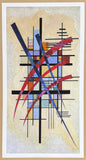 Kandinsky exhibition poster - Zeichen mit Begleitung - museum artist - art print - excellent