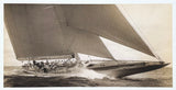 J Class Sailboat exhibition poster - Sailing Yacht - ocean - sea - regatta - large art print - photography - offset litho