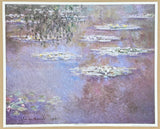 Claude Monet exhibition poster - Waterlilies, 1903 - impressionist - romantic - museum artist - art print - 1988