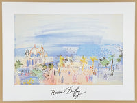 Raoul Dufy exhibition poster - Le Casino de Nice - museum artist - art print - France - 1994