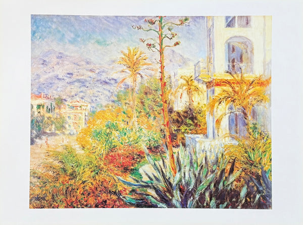 Claude Monet exhibition poster - Bordighera - Italian Riviera - impressionist - museum artist - art print