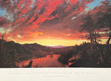 Frederic Edwin Church exhibition poster - Twilight in the Wilderness - Cleveland Museum of Art - museum artist - art print