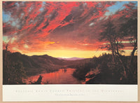 Frederic Edwin Church exhibition poster - Twilight in the Wilderness - Cleveland Museum of Art - museum artist - art print