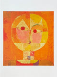 Paul Klee exhibition poster - Head of a man - portrait - museum artist - art print