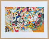 Kandinsky exhibition poster - Composition VII - abstract - museum artist - art print