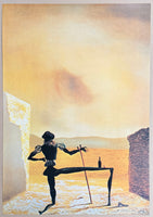 Salvador Dali exhibition poster - The Ghost of Vermeer - museum artist - art print - surrealist