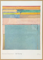 Richard Diebenkorn exhibition poster - Ocean Park no. 116 - Fine Arts Museum of San Francisco - museum artist - art print - 2016