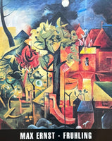 Max Ernst exhibition poster - Fruhling - Spring - museum artist - art print - german painter - surrealist - dada - abstract expressionisman expressionist - museum artist - art print - 1970s (kopie)