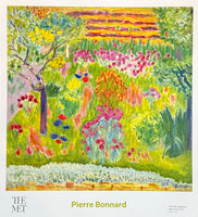 Pierre Bonnard exhibition poster - The Garden - The Metropolitan Museum of Art - museum artist - art print