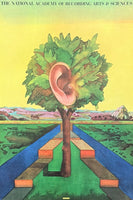 Milton Glaser exhibition poster - The National Academy of Recording Arts and Crafts - museum artist - art print