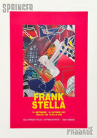 Frank Stella exhibition poster - Springer Passage - museum artist - rare art print - 1997