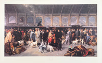 George Earl exhibition poster - Going North - King Cross Station 1893 - museum artist - art print - London - history - train station