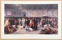 George Earl exhibition poster - Going North - King Cross Station 1893 - museum artist - art print - London - history - train station