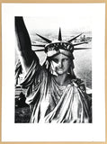 Statue of Liberty exhibition poster - New York City - Icon landmark - black white photography - museum artist - art print