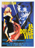 Federico Fellini movie poster - La Dolce Vita - classic art print - offset lithograph - reproduction - 1998