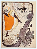 Henri De Toulouse-Lautrec exhibition poster - Jane Avril - Jardin de Paris - large art print - high quality reproduction