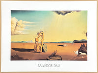 Salvador Dali poster - The naked woman in the dessert - surrealism - museum artist - art print - 2004