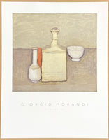 Giorgio Morandi exhibition poster - Still life, 1957 - Italian painter - museum artist - art print