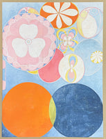 Hilma af Klint exhibition poster - Childhood No 2 - abstract - Swedish female painter - museum artist - art print