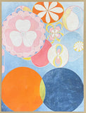 Hilma af Klint exhibition poster - Childhood No 2 - abstract - Swedish female painter - museum artist - art print