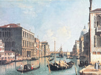 Antonio Canaletto exhibition poster - The Great Canal, Venice - The Rialto Bridge - Giovanni - museum artist - art print