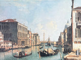 Antonio Canaletto exhibition poster - The Great Canal, Venice - The Rialto Bridge - Giovanni - museum artist - art print