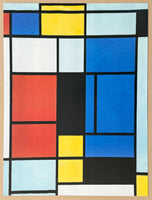 Piet Mondrian exhibition poster - Tableau No. 1 - museum artist - art print