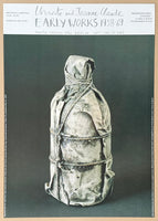 Christo exhibition poster - Wrapped Bottle - museum artist - art print - 2001