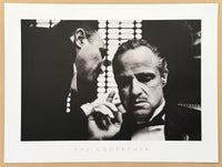 Marlon Brando exhibition poster - The Godfather - photography - offset lithograph - art print - Hollywood - movie -  Celebrity