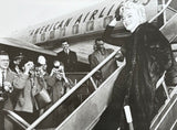 Marilyn Monroe exhibition poster - Airplane - American Airlines - Hollywood - black white photography - art print