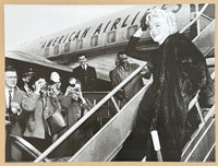Marilyn Monroe exhibition poster - Airplane - American Airlines - Hollywood - black white photography - art print
