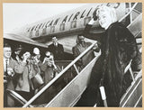 Marilyn Monroe exhibition poster - Airplane - American Airlines - Hollywood - black white photography - art print