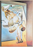 Salvador Dali exhibition poster - Sodomized by her own chastity - nude woman - museum artist - art print - surrealism - 2004