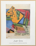 Juan Gris exhibition poster - Sheet of Music - museum artist - art print - Cubism - Spanish Painter - 1994