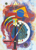 Kandinsky exhibition poster - hommage a Grohmann - museum artist - art print - offset lithograph