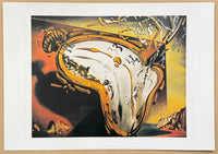 Salvador Dali exhibition poster - Le Montres Molles - museum artist - art print - surrealism