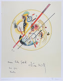 Kandinsky exhibition poster - Bauhaus archive - museum artist - art print - 1988