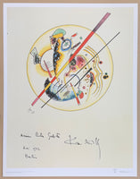 Kandinsky exhibition poster - Bauhaus archive - museum artist - art print - 1988