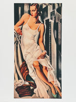 Tamara de Lempicka exhibition poster - Portrait of madame Allan Bott - art deco - museum artist - art print