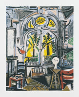 Pablo Picasso exhibition poster - The studio - museum artist - art print - 2013