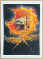 William Blake exhibition poster - The Ancient of Days - English painter - museum artist - art print