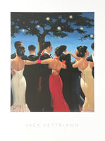 Jack Vettriano exhibition poster - Waltzers - Dance - Dancing - art print - 1992
