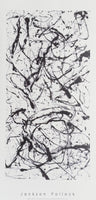 Jackson Pollock exhibition poster - Number II A  - museum artist - art print on silkscreen paper - 2000