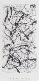 Jackson Pollock exhibition poster - Number II A  - museum artist - art print on silkscreen paper - 2000
